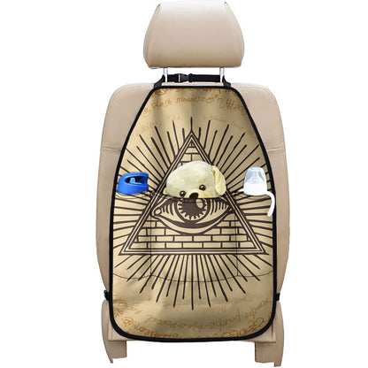 Illuminati Eye Print Car Seat Organizers