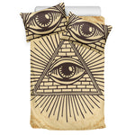 Illuminati Eye Print Duvet Cover Bedding Set