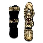 Illuminati Eye Print Muay Thai Shin Guard