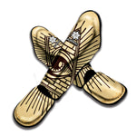 Illuminati Eye Print Muay Thai Shin Guard