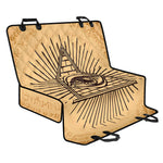 Illuminati Eye Print Pet Car Back Seat Cover