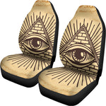 Illuminati Eye Print Universal Fit Car Seat Covers