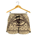 Illuminati Eye Print Women's Shorts