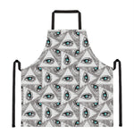 Illuminati Pattern Print Apron