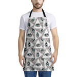 Illuminati Pattern Print Apron