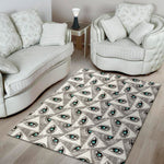 Illuminati Pattern Print Area Rug