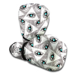 Illuminati Pattern Print Boxing Gloves
