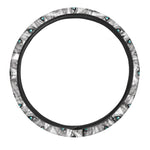 Illuminati Pattern Print Car Steering Wheel Cover