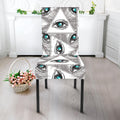 Illuminati Pattern Print Dining Chair Slipcover