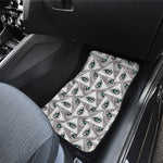 Illuminati Pattern Print Front and Back Car Floor Mats