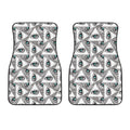 Illuminati Pattern Print Front Car Floor Mats