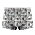 Illuminati Pattern Print Men's Boxer Briefs