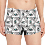 Illuminati Pattern Print Men's Boxer Briefs