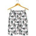 Illuminati Pattern Print Men's Shorts