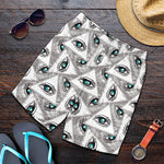 Illuminati Pattern Print Men's Shorts