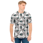 Illuminati Pattern Print Men's T-Shirt