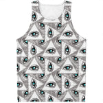 Illuminati Pattern Print Men's Tank Top
