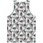 Illuminati Pattern Print Men's Tank Top