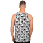 Illuminati Pattern Print Men's Tank Top