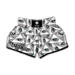 Illuminati Pattern Print Muay Thai Boxing Shorts