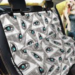Illuminati Pattern Print Pet Car Back Seat Cover