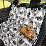 Illuminati Pattern Print Pet Car Back Seat Cover