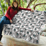 Illuminati Pattern Print Quilt