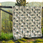 Illuminati Pattern Print Quilt