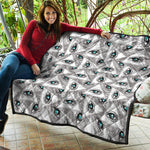Illuminati Pattern Print Quilt