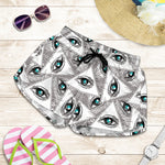 Illuminati Pattern Print Women's Shorts