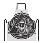 Illuminati Symbol Print Apron