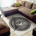 Illuminati Symbol Print Floor Mat