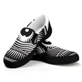 Illuminati Symbol Print Black Slip On Sneakers