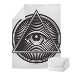 Illuminati Symbol Print Blanket