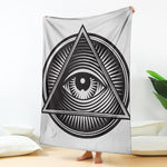 Illuminati Symbol Print Blanket