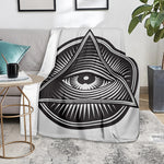 Illuminati Symbol Print Blanket