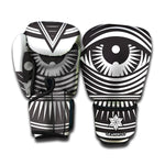 Illuminati Symbol Print Boxing Gloves