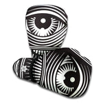 Illuminati Symbol Print Boxing Gloves
