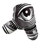 Illuminati Symbol Print Boxing Gloves