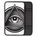 Illuminati Symbol Print Car Center Console Cover