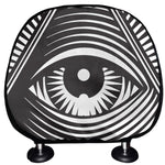 Illuminati Symbol Print Car Headrest Covers