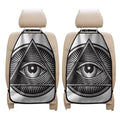 Illuminati Symbol Print Car Seat Organizers