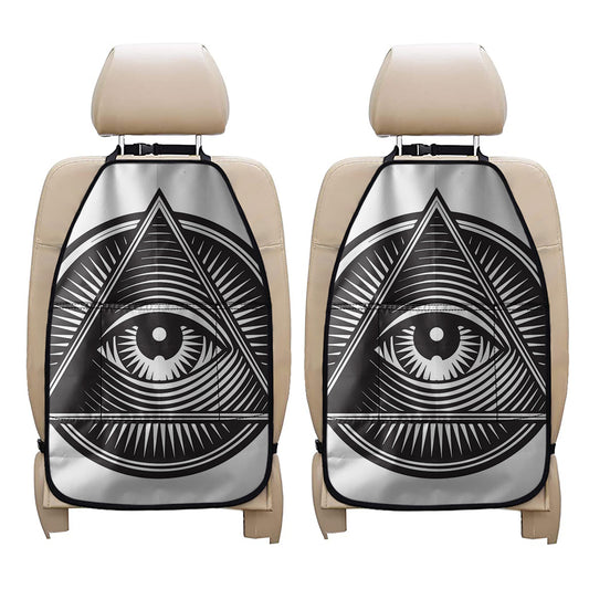 Illuminati Symbol Print Car Seat Organizers