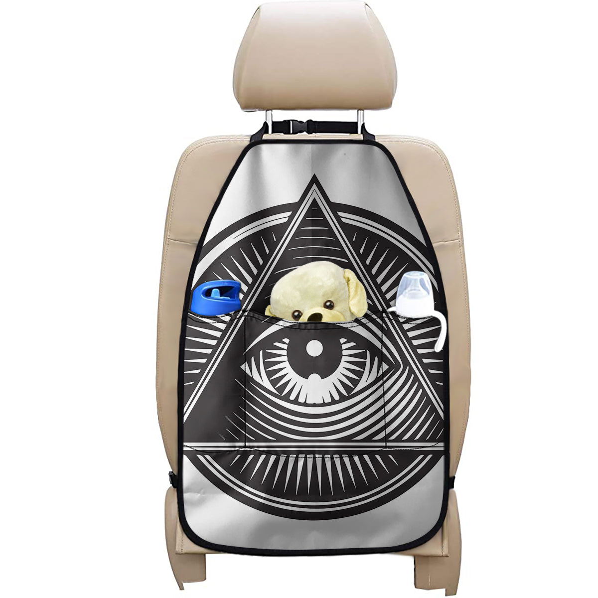 Illuminati Symbol Print Car Seat Organizers