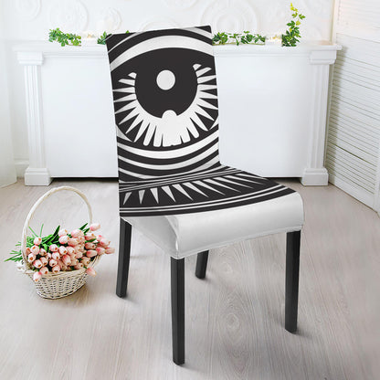 Illuminati Symbol Print Dining Chair Slipcover