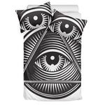 Illuminati Symbol Print Duvet Cover Bedding Set