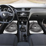 Illuminati Symbol Print Front and Back Car Floor Mats