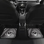 Illuminati Symbol Print Front and Back Car Floor Mats
