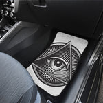 Illuminati Symbol Print Front Car Floor Mats