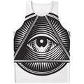 Illuminati Symbol Print Men's Tank Top